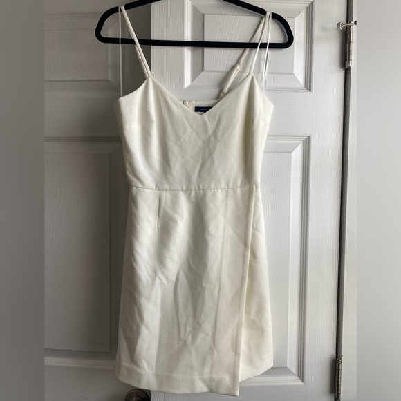 NWT FRENCH CONNECTION Whisper Sleeveless Asymmetric Hem Mini Dress SZ 2 - Picture 2 of 8